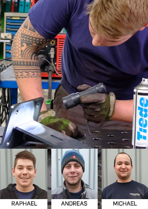 Gadermeier Raphael, Junger Andreas, Rachbauer Michael, Werkstoffprüfer
