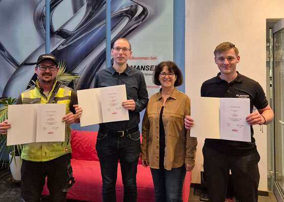 Langjährige Mitarbeiter geehrt