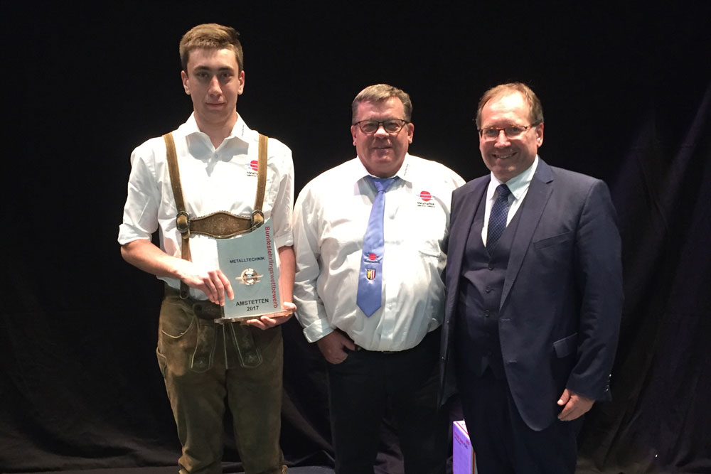 Silbermedaille beim Bundeslehrlingswettbewerb der Metalltechniker