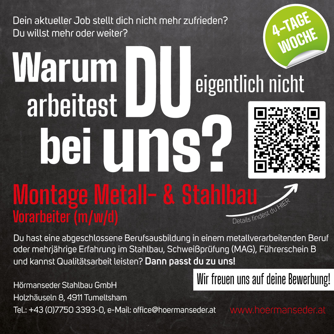 Monteur Metall-Stahlbau Vorabeiter Facharbeiter Stahlbautechniker/Schlosser