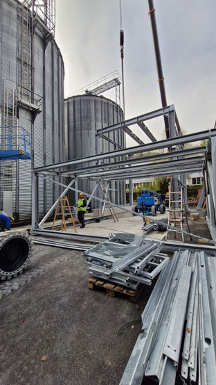 Verladehaus AEK Pellet AG