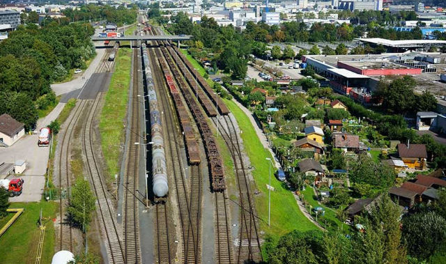 Anklammermasten Vbf Stadthafen Linz 